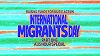 CITIES AND MEMORY: INTERNATIONAL MIGRANTS' DAY 19.12.24 Incoming